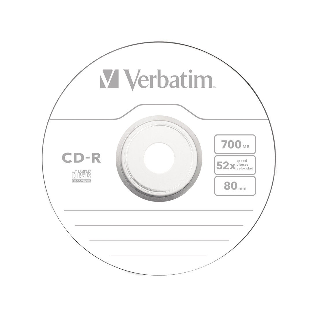 Диск CD-R, Verbatim, (43432) 700MB, 52х, 25шт в упаковке, Незаписанный - фото 1 - id-p87482215