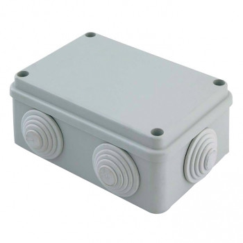 Коробка распаячная КМР-050-048 пылевлагозащитная, 6 мембранных вводов, уплотнительный шнур (120х80х50) EKF PRO