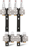 Коллектор S5 1"x3/4" EK для теплого пола с расходомерами RBM - 5 выходов