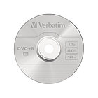Диск DVD+R, Verbatim, (43498) 4.7GB, 16х, 10шт в упаковке, Незаписанный