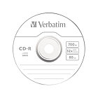 Диск CD-R, Verbatim, (43432) 700MB, 52х, 25шт в упаковке, Незаписанный