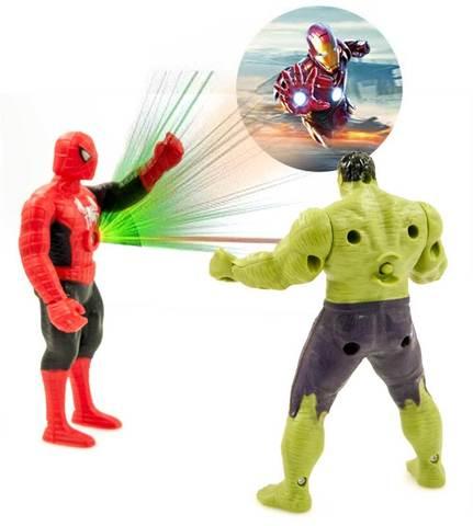 Набор фигурок супергероев Marvel со световыми проекторами «Мстители» AVENGERS - фото 3 - id-p87644642
