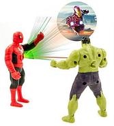 Набор фигурок супергероев Marvel со световыми проекторами «Мстители» AVENGERS, фото 3