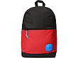 Рюкзак Chap с люверсом из полиэстера (600D), черный/красный, фото 7