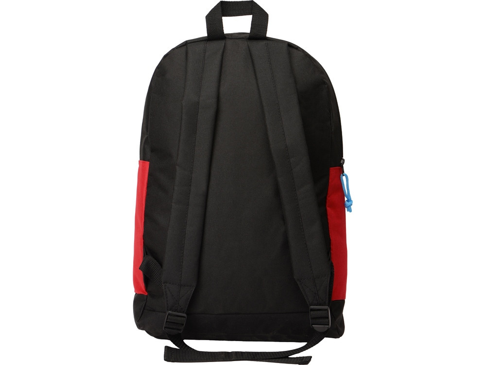 Рюкзак Chap с люверсом из полиэстера (600D), черный/красный - фото 8 - id-p87644682