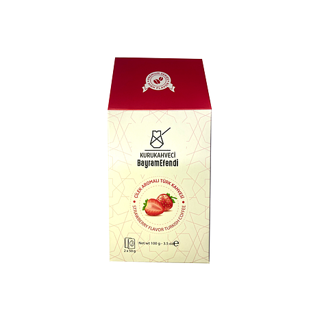 Кофе BayramEfendi молотый с клубникой 100г, фото 2