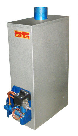 Unilux КГВ 10 кВт ручная регулировка напольный газовый котел до 100м²