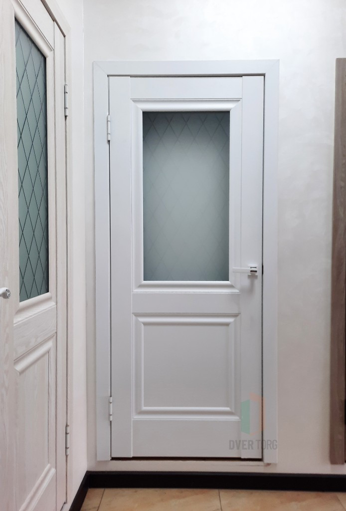 Межкомнатная дверь 586/587 Мелинга Белая
