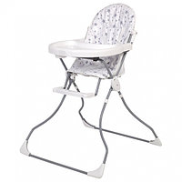 Стульчик для кормления Polini kids 152 серый-белый 01-32549 Стульчик для кормления Polini kids 152 серый-белый
