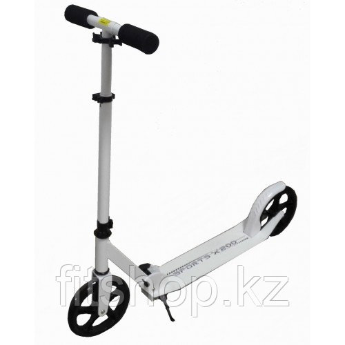 Самокат Scooter  Sport X 200 , скутер двухколесный ( цвет белый ,черный)