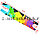 Наклейка для трюковых самокатов самоклеющаяся наждачная бумага Xinlilong с разноцветным узором, фото 3