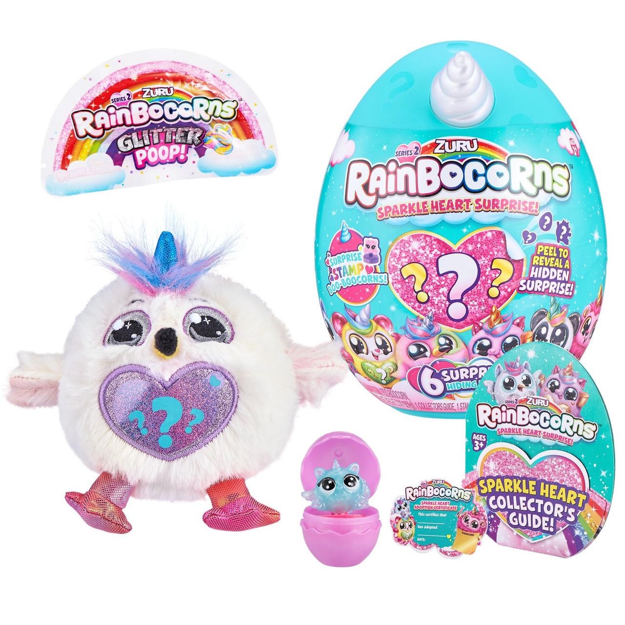 Игрушка Zuru Rainbocorns S001 Сверкающее сердце в непрозрачной упаковке (Сюрприз)