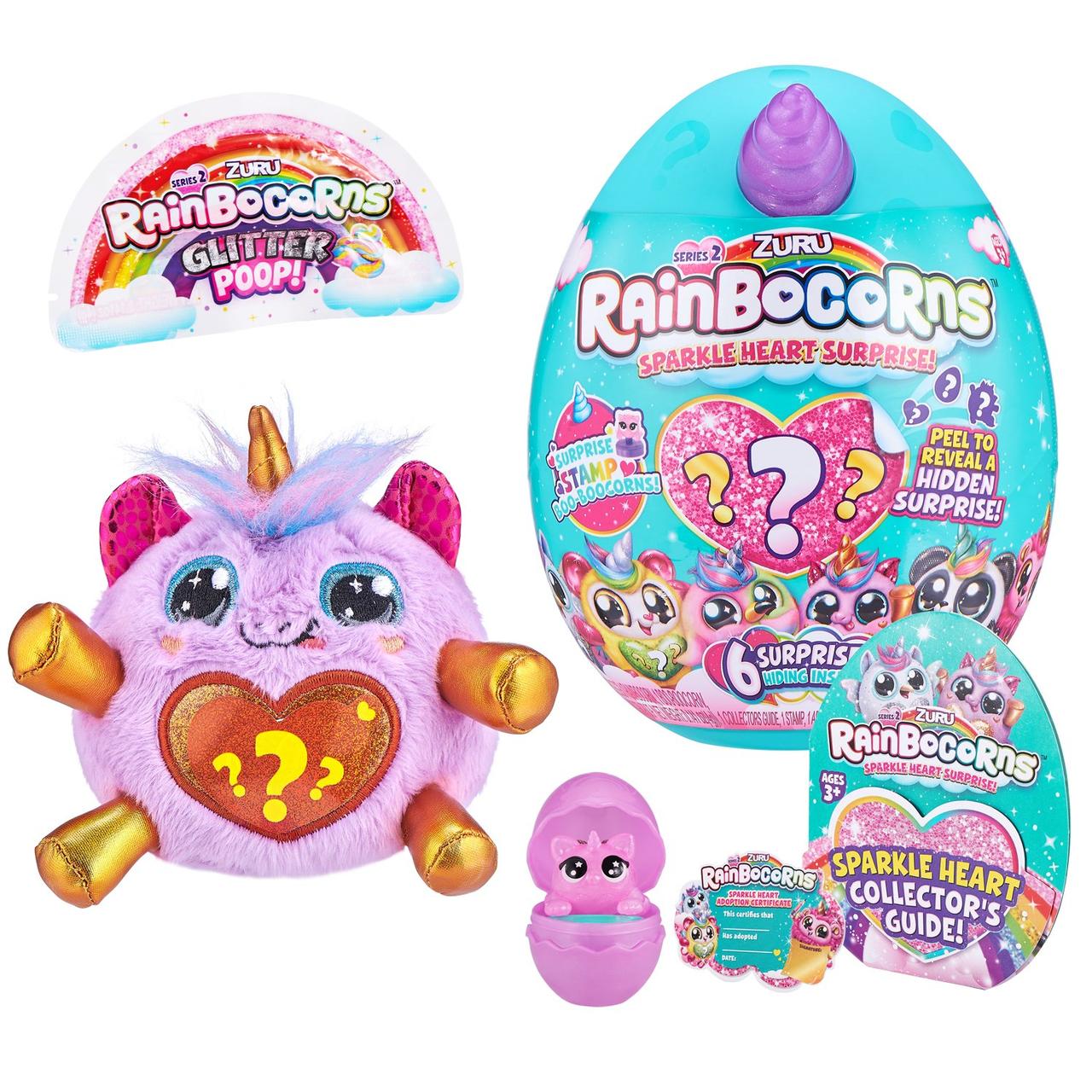Игрушка Zuru Rainbocorns S001 Сверкающее сердце в непрозрачной упаковке (Сюрприз)
