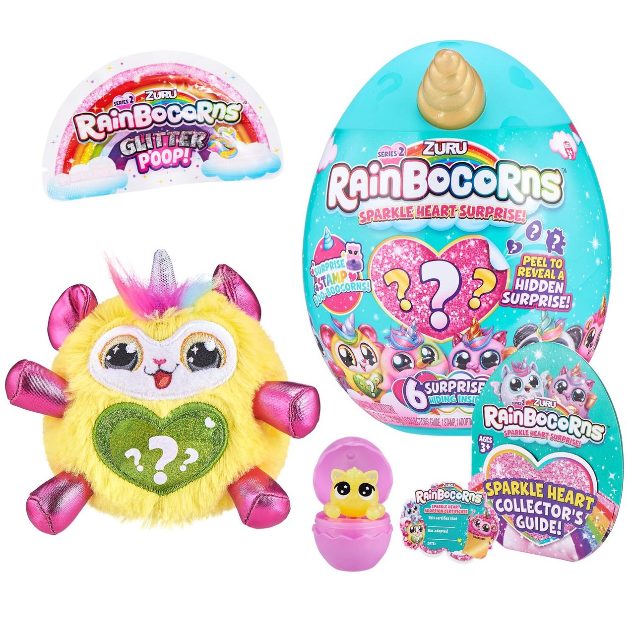 Игрушка Zuru Rainbocorns S001 Сверкающее сердце в непрозрачной упаковке (Сюрприз)