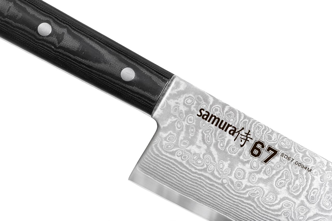 Нож Сантоку Samura 67 Damascus SD67-0094M/K - фото 5 - id-p87696566