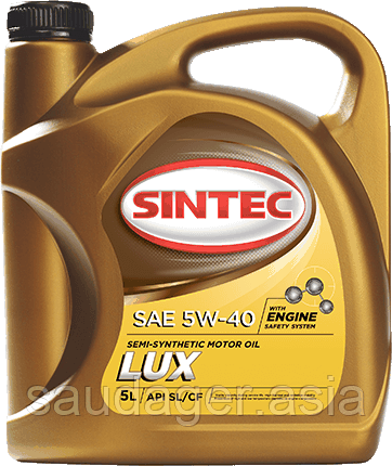 Масло моторное SINTEC LUX SAE 5W-40 API SL/CF (4л)
