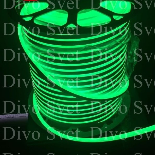 Флекс неон 8*16мм, цвет Зелёный SMD (3 ВАРИАНТА). Led Flex neon, светодиодная гибкая неоновая лента.