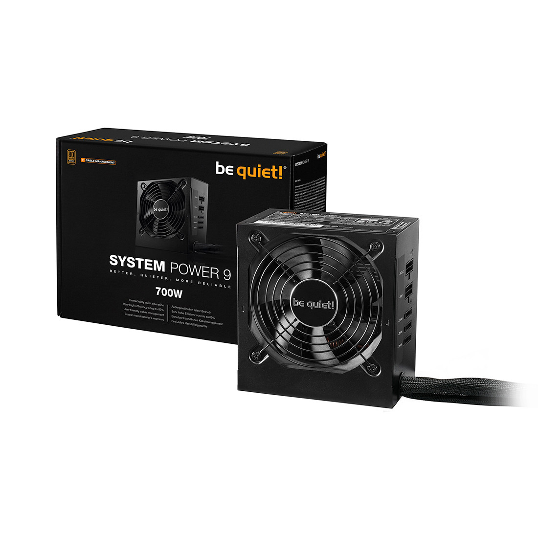 Блок питания, Bequiet!, System Power 9 700W CM ,BN303, 700W - фото 3 - id-p87668006