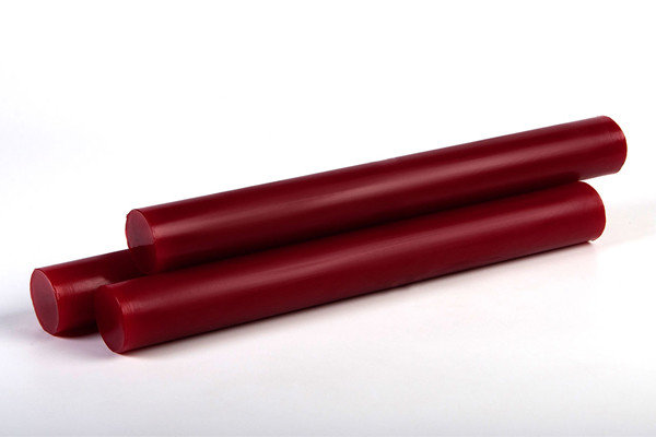 Полиуретан стержень 100 мм (L~400 мм, ~ 3,9 кг, красный), фото 2