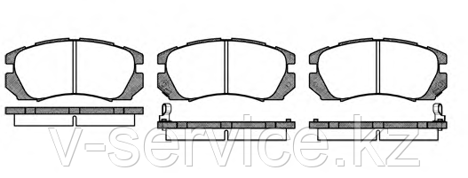 Тормозные колодки REMSA   403.02-AF