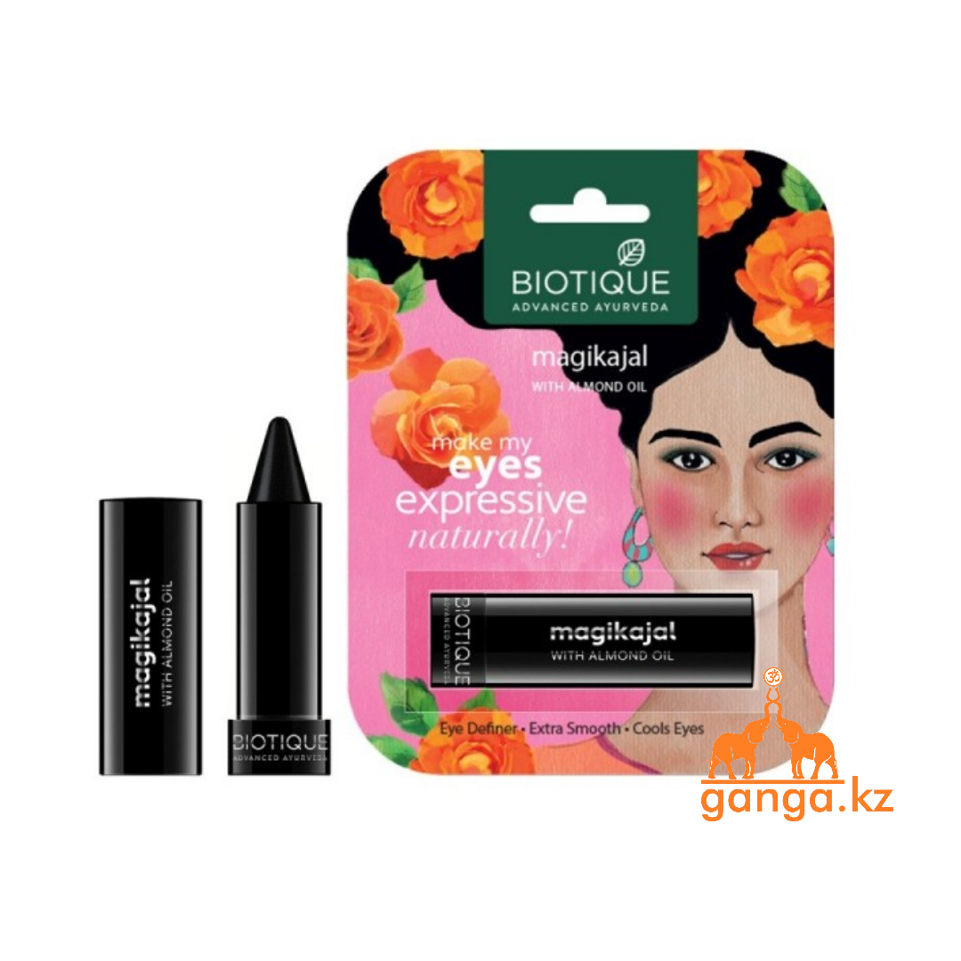 Сурьма (Каджал) для глаз (Kaajal BIOTIQUE), 3 г.