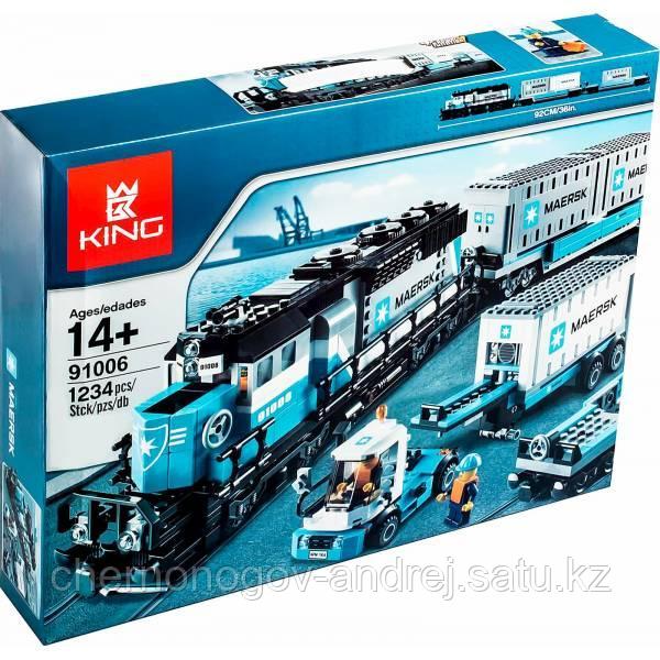 Конструктор King 91006 Creators Товарный поезд Майорск