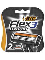 BIC Flex 3 Hybrid (2 кассеты) запаски к бритвенному станку