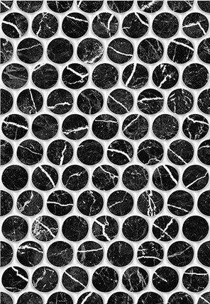 Кафель | Плитка настенная 28х40 Помпей | Pompei 1 Т тип 1 черный, фото 2