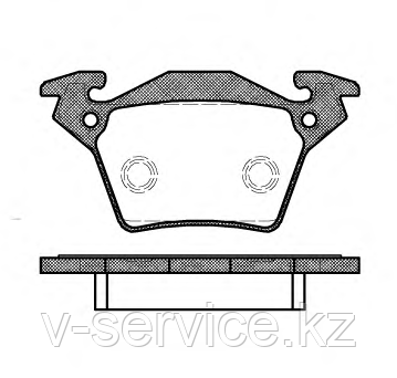 Тормозные колодки REMSA   717.00-AF
