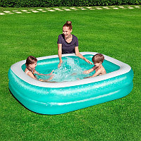 Детский надувной бассейн прямоугольный 201х150х51 см, Bestway 54005