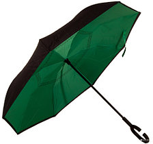 Чудо-зонт перевёртыш «My Umbrella» SUNRISE (Чёрная с зеленым)
