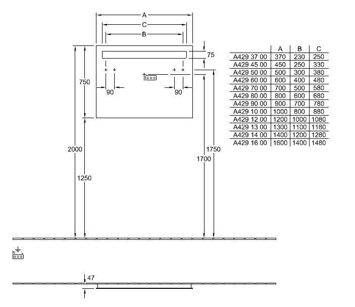 Зеркало с подсветкой 1300х750 мм More to See 14 A429 13 00 Villeroy&Boch - фото 3 - id-p87733270