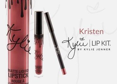 Жидкая матовая помада + карандаш KYLIE Lip Kit от Кайли Дженнер (Kristen)