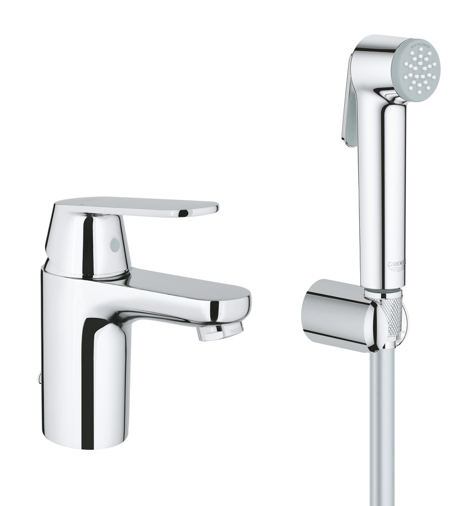 Смеситель для раковины с душевым набором Grohe 23125000 - фото 1 - id-p87733449