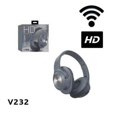 Bluetooth-наушники беспроводные HD Wireless V232 (Серый), фото 2