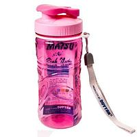 Бутылка питьевая для воды с поилкой MATSU [350, 500, 1000 мл] (Розовый / 350 мл)