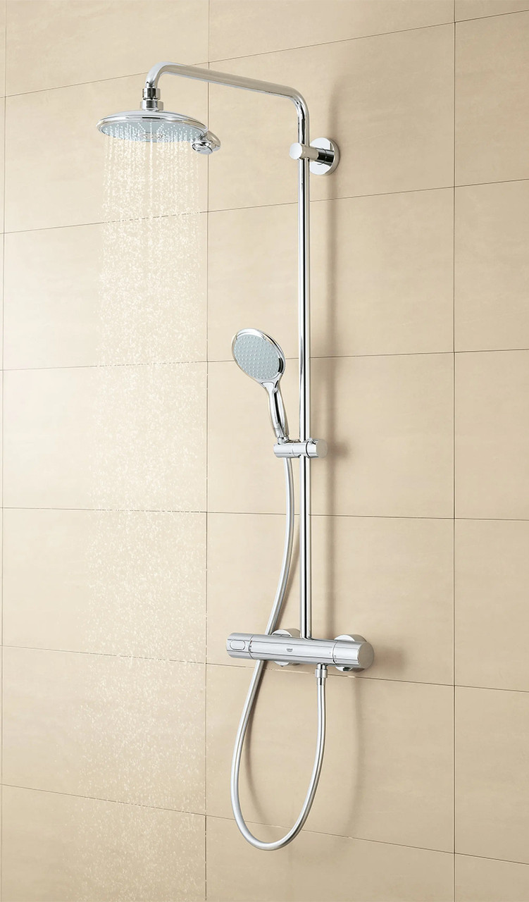 Душевая система с термостатом Power&Soul 27909000 Grohe - фото 1 - id-p87733593