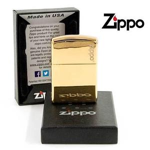 Зажигалка бензиновая ZIPPO (Чистое золото)