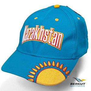 Бейсболка с 3D-вышевкой Patriot KZ BERKUT Sportware (Солнце Казахстана на бирюзовом)