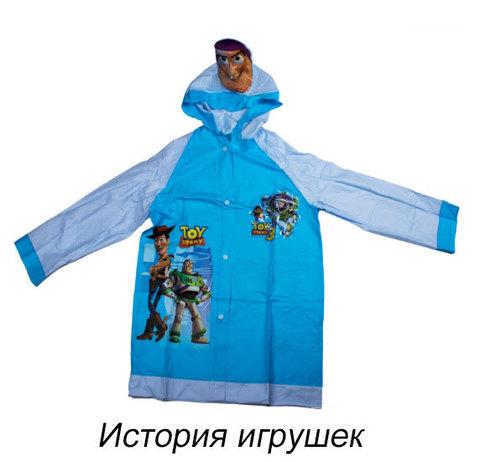 Дождевик детский из непромокаемой ткани с капюшоном (XL / "История игрушек") - фото 1 - id-p62006959