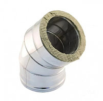 Сэндвич-колено 135гр. (430/0,8мм + нерж.) ф115х200 "Ferrum, фото 2