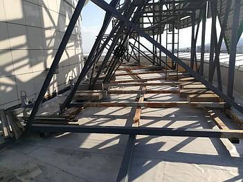 Ремонт плоской кровли АО "Halyk Bank" ПВХ мембраной "ДЕКОПРАН", г.Алматы 5