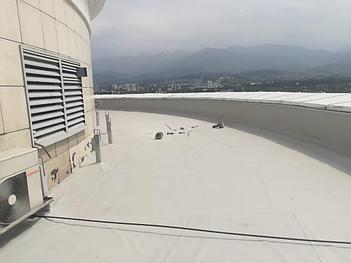 Ремонт плоской кровли АО "Halyk Bank" ПВХ мембраной "ДЕКОПРАН", г.Алматы 6