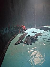 Гидроизоляция резервуара ПВХ мембраной "ДЕКОПРАН", г.Капчагай, завод Henkel 3