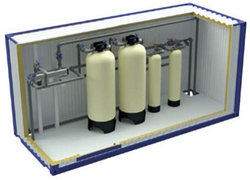 Блочно-модульные станции очистки воды AWT Серия В  (Basic)