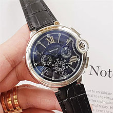 Часы наручные мужские кварцевые CARTIER MTWTFSS, Хронограф рабочий.