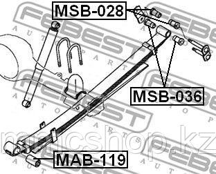 Новые рессоры Mitsubishi L200 Л200 4150A094 Митсубиси ресоры - фото 2 - id-p87762781