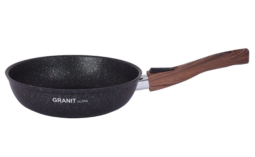 Сковорода со съемной ручкой 220 мм, "Granit ultra" (blue)