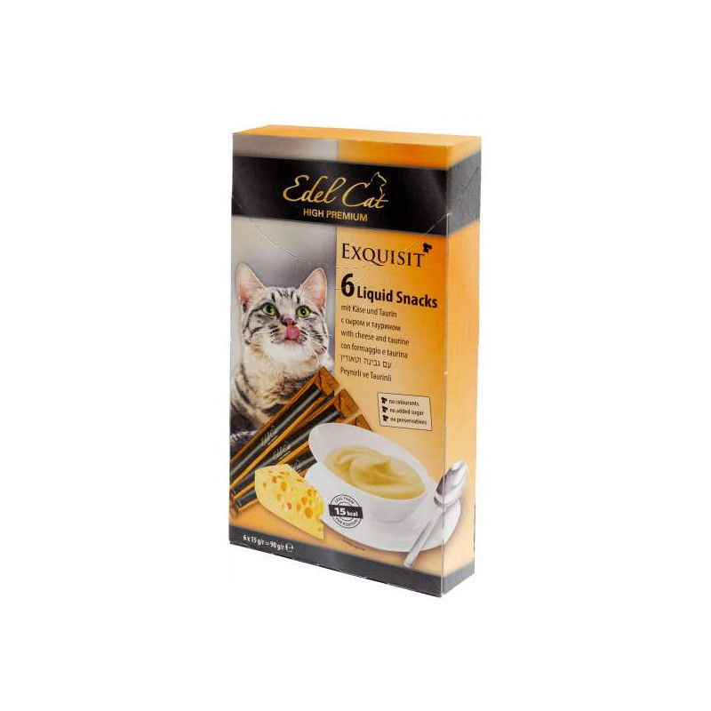 Лакомство для кошек крем-суп Edel Cat с сыром и таурином