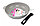 Сковорода 240/60мм. со съемной ручкой, (светлый мрамор), фото 3